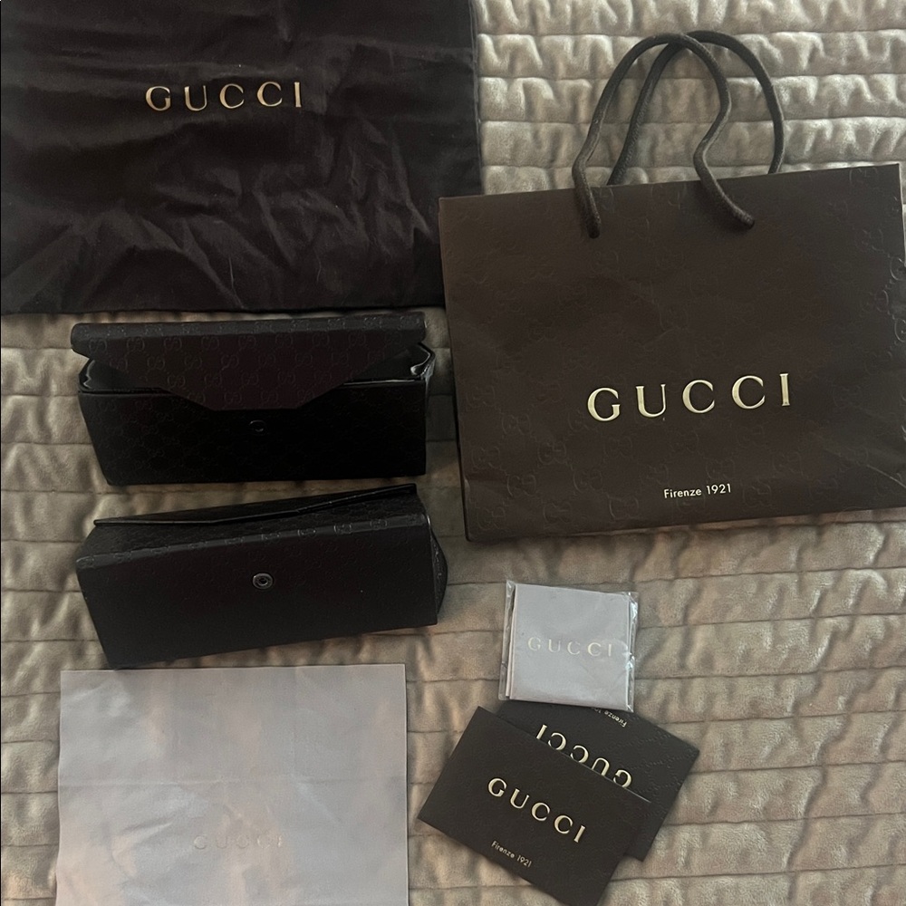 Gucci sunglasses cases